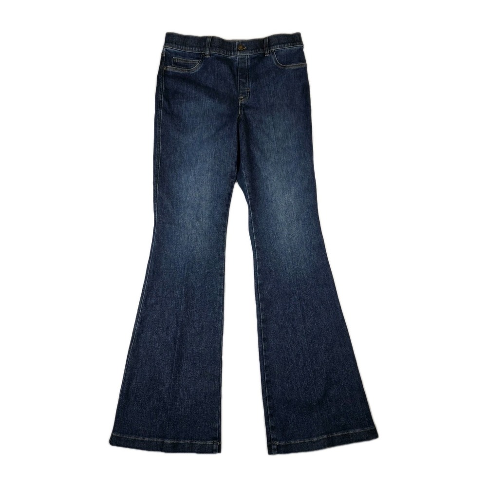 Spanx Jeans Womens Size XL Tall SpanxShape EveryWear Flare Pull-on Denim 21164T